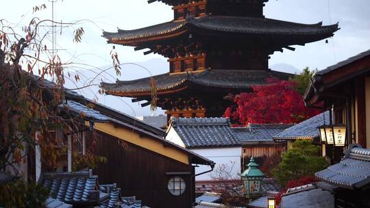 日本京都风景视频素材模板下载
