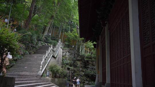 杭州千年古刹灵隐寺建筑