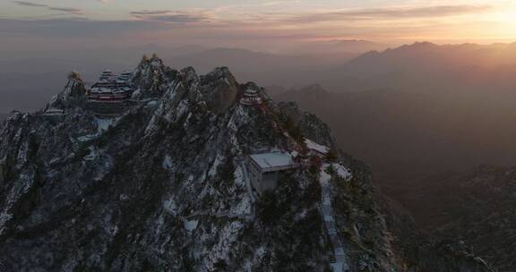 航拍河南洛阳老君山风景区宣传片