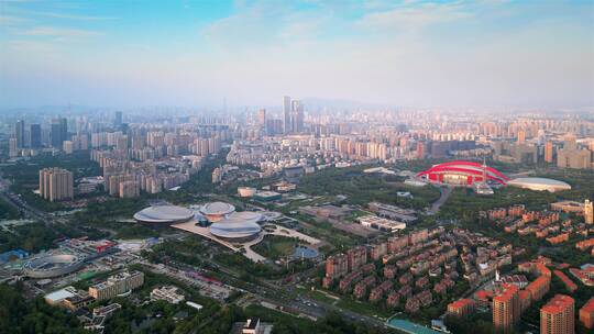 南京奥体中心与江苏大剧院城市环境