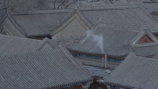 北京传统民居四合院胡同什刹海后海视频素材模板下载