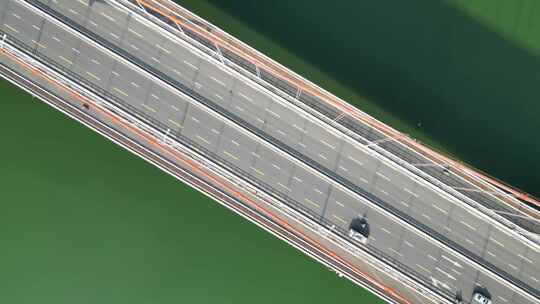 南宁良庆大桥航拍 邕江 江景 高速公路视频素材模板下载