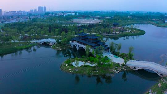 西安鄠邑区渼陂湖景区