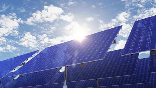 太阳能板、太阳能、新能源