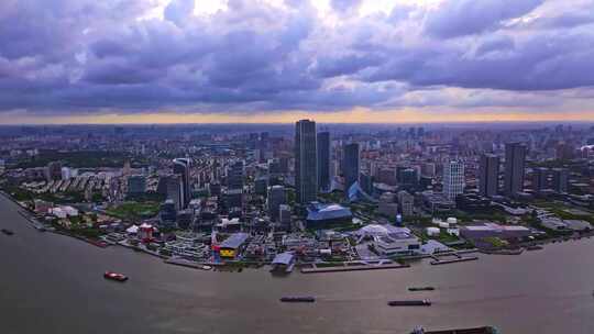 上海徐汇滨江西岸艺术中心CBD航拍