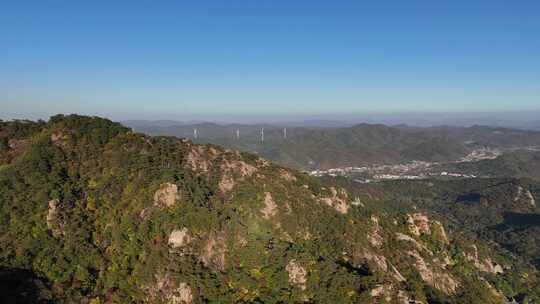 秋天大山公里航拍