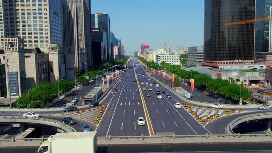 北京国贸桥建国门东长安街