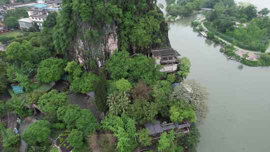 桂林伏波山航拍