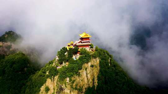 南五台山 钟南山 秦岭 云海 日出 云彩 蓝天