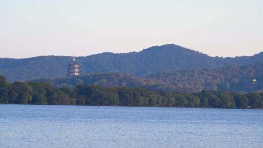 杭州西湖雷峰塔风景