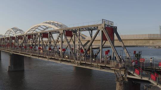 4K哈尔滨中东铁路桥航拍