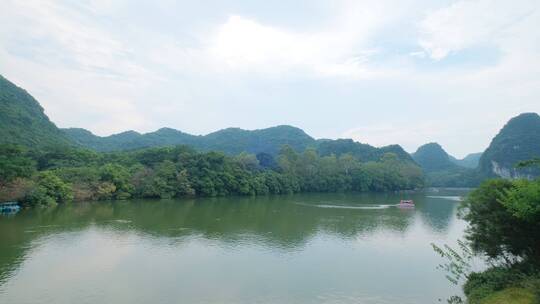 广西柳州山水龙潭公园风景