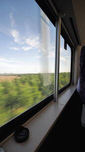 火车车窗景观风景