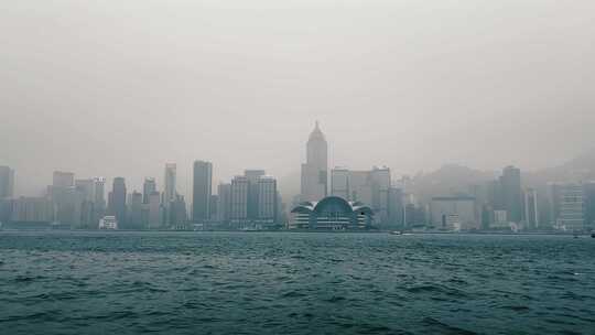 香港维多利亚港海上