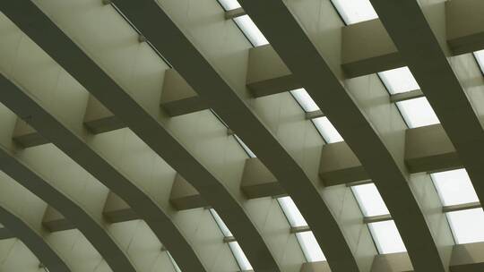 【镜头合集】现代建筑设计结构房顶玻璃视频素材模板下载