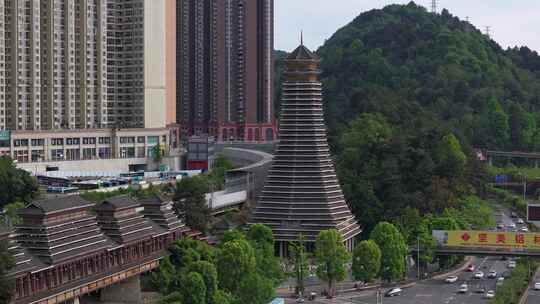 贵阳风雨桥航拍