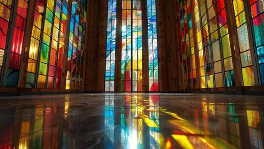 彩色玻璃 教堂玻璃 教堂彩色玻璃