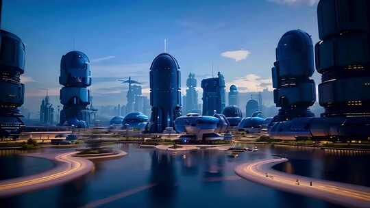 科幻未来科技城市