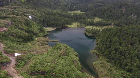 云南迪庆州南极洛山地自然风光