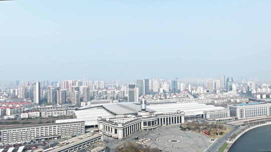 【合集】天津解放桥 世纪钟广场航拍