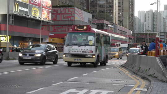 香港马路街景