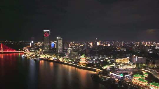 江西南昌滕王阁夜景灯光秀