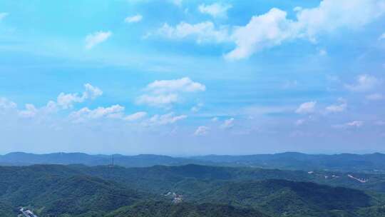 长焦航拍崇山骏岭