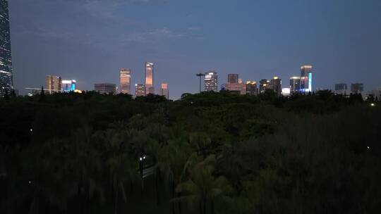 深圳 深圳夜景 夜景 航拍 科技园