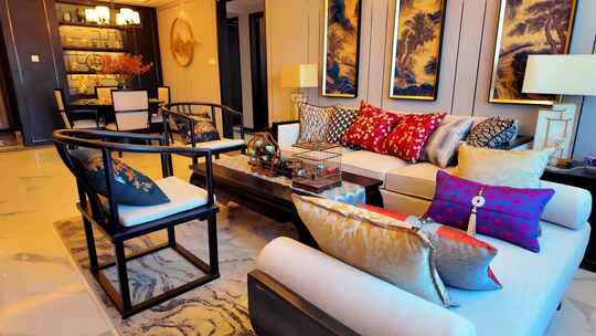 样板间5套宣传片视频 中式 北欧 欧式 现代