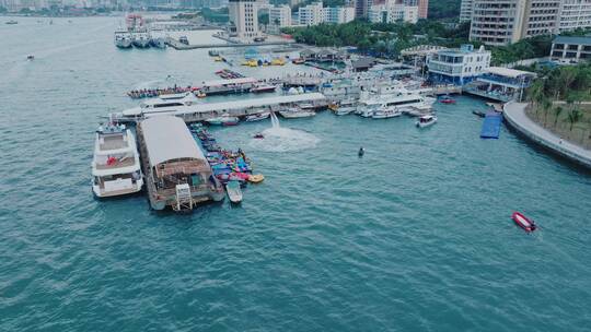 游艇出海航拍