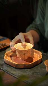 茶道 品茗 茶艺 喝茶视频 泡茶