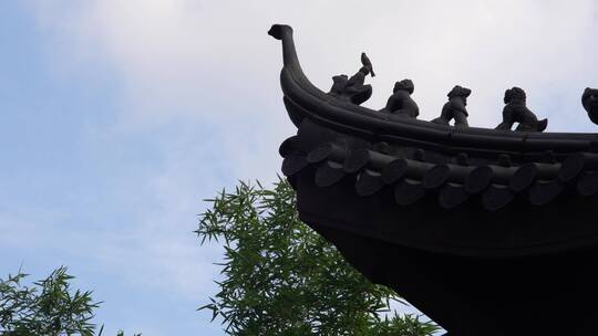 杭州飞来峰永福寺禅院风景