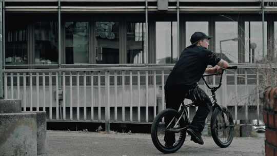 Bmx，自行车，特技自行车，人