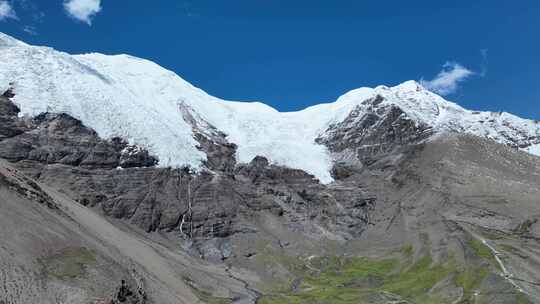 西藏雪山冰川航拍