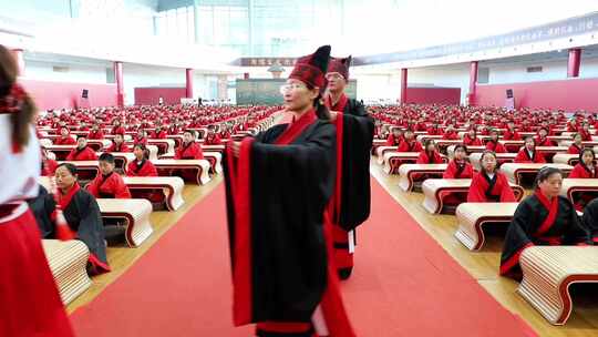 宁阳实验学校师生曲阜孔子拜师礼研学