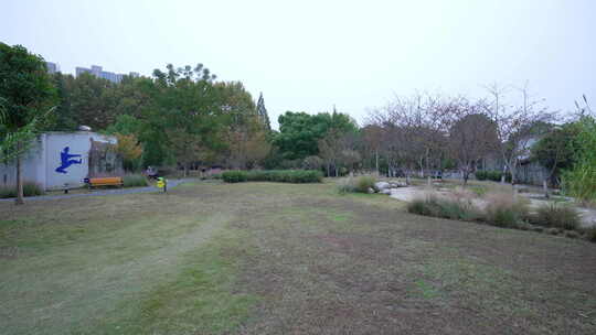 武汉江岸区堤角公园风景