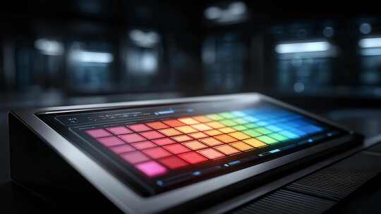 未来控制台界面科技感十足