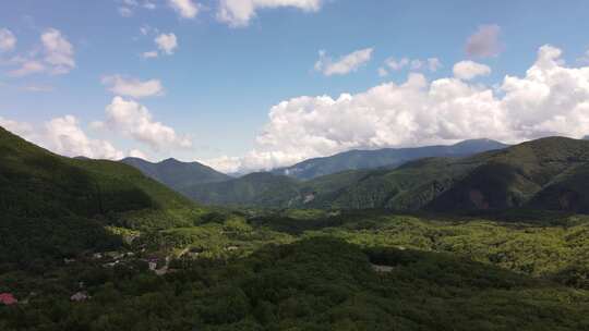 日本长野县，风景，山脉