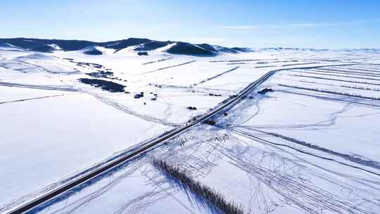 冬季呼伦贝尔雪原332国道241216-6