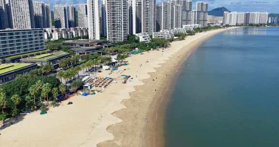 惠州小径湾海滨沙滩航拍0188_D