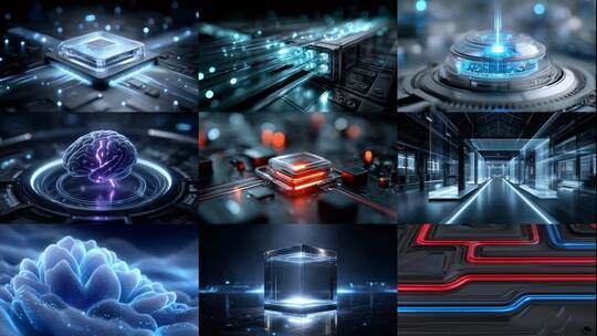 量子计算核心技术突破未来科技无限可能高清在线视频素材下载