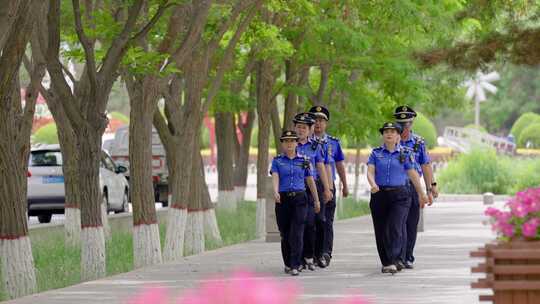 城管巡逻形象城管执法视频素材模板下载