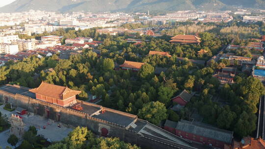 岱庙古建筑深秋景色风景