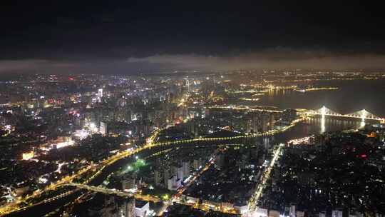 海口延时夜景