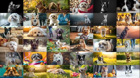 萌犬欢乐狗狗小狗日常(前109S为快速预览)高清在线视频素材下载