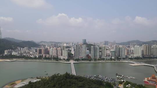 广东珠海城市风光航拍视频素材模板下载