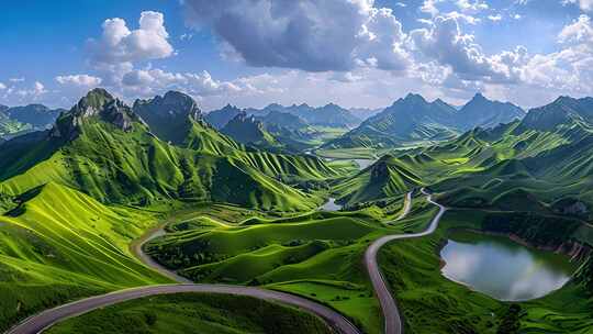 祖国各地自然风光 大好河山