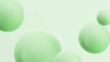 绿色简约球抽象图案背景高清在线视频素材下载