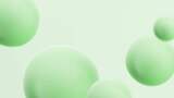 绿色简约球抽象图案背景高清在线视频素材下载