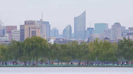 杭州西湖白堤风景